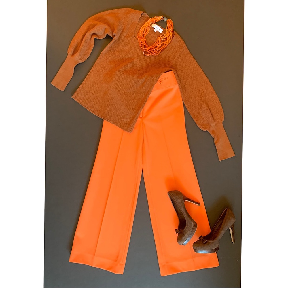 Chic orange pants